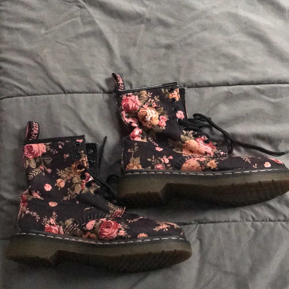 Floral Doc Martens